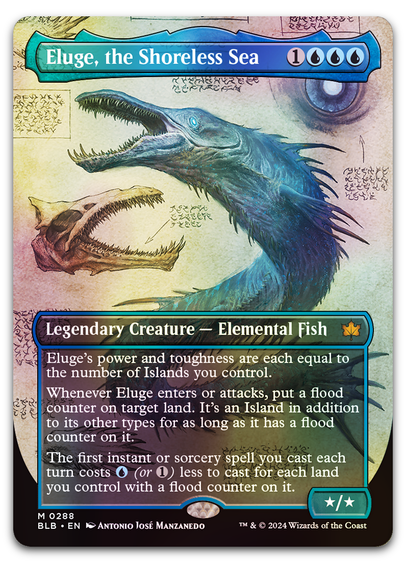 Eluge, the Shoreless Sea (Borderless) (Bloomburrow)