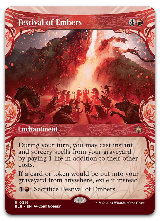 Festival of Embers (Showcase) (Bloomburrow)