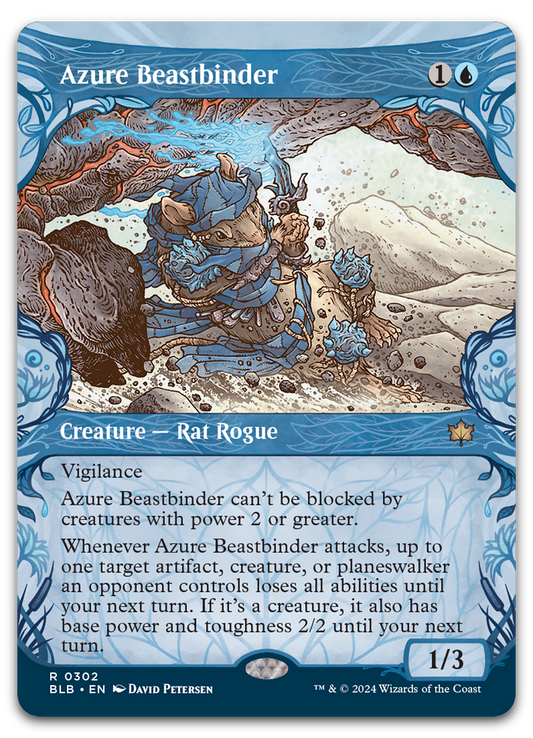 Azure Beastbinder (Showcase) (Bloomburrow)