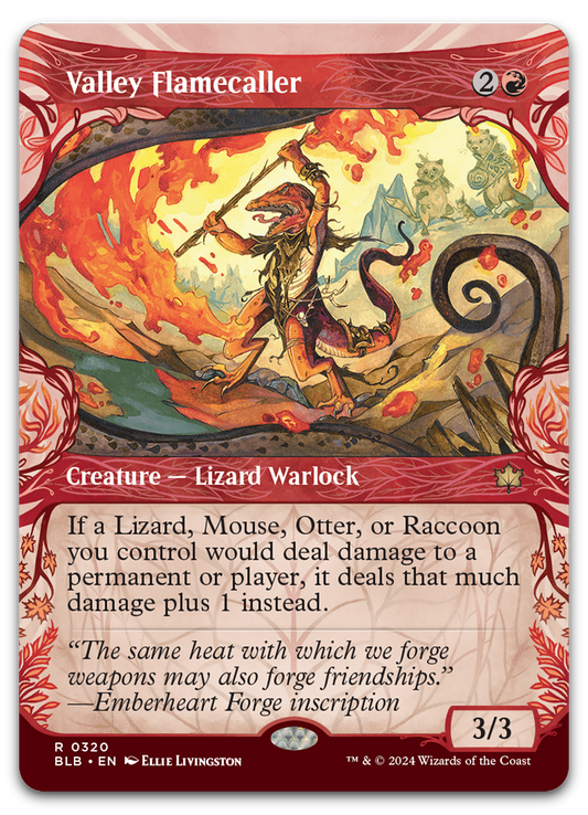 Valley Flamecaller (Showcase) (Bloomburrow)