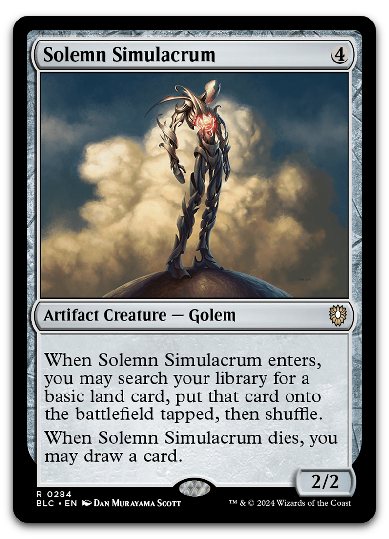 Solemn Simulacrum (Commander: Bloomburrow)