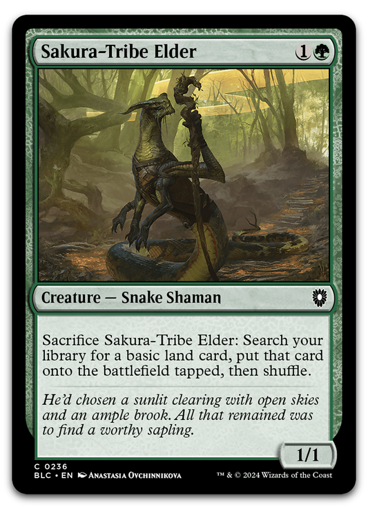 Sakura-Tribe Elder (Commander: Bloomburrow)