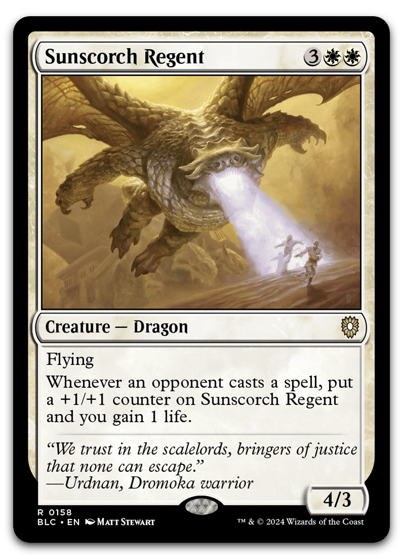Sunscorch Regent (Commander: Bloomburrow)