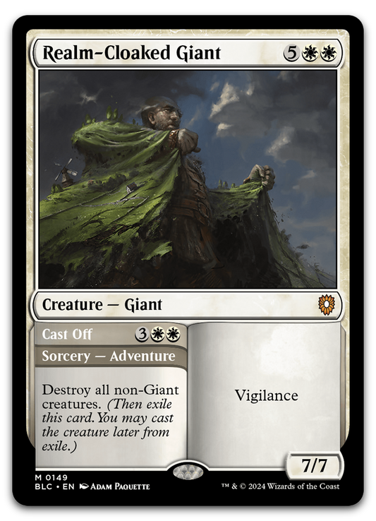 Realm-Cloaked Giant (Commander: Bloomburrow)