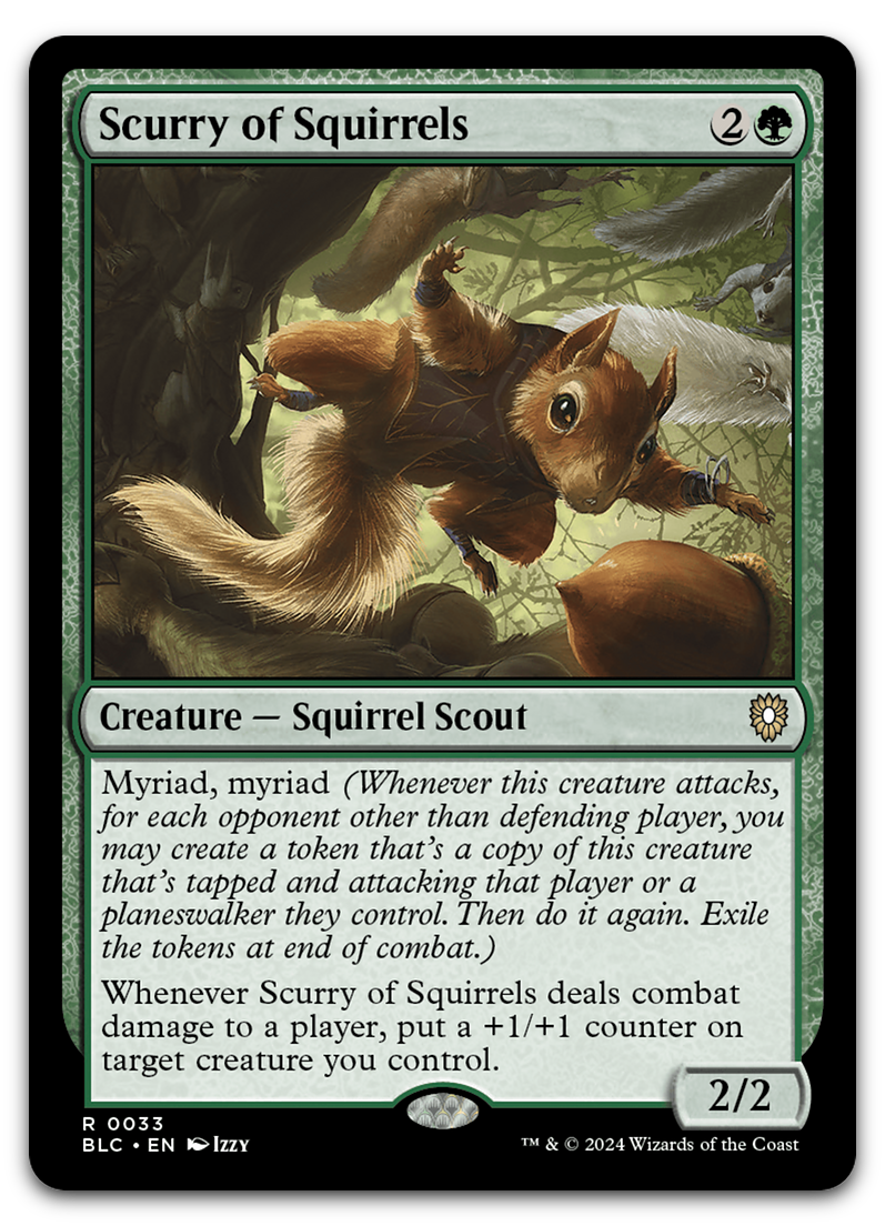 Scurry of Squirrels (Commander: Bloomburrow)