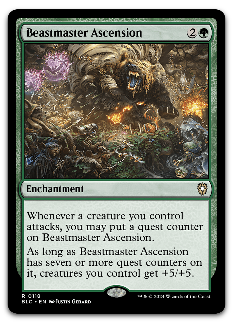 Beastmaster Ascension (Commander: Bloomburrow)