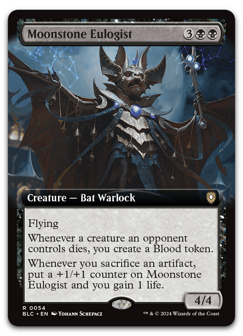 Moonstone Eulogist (Extended Art) (Commander: Bloomburrow)