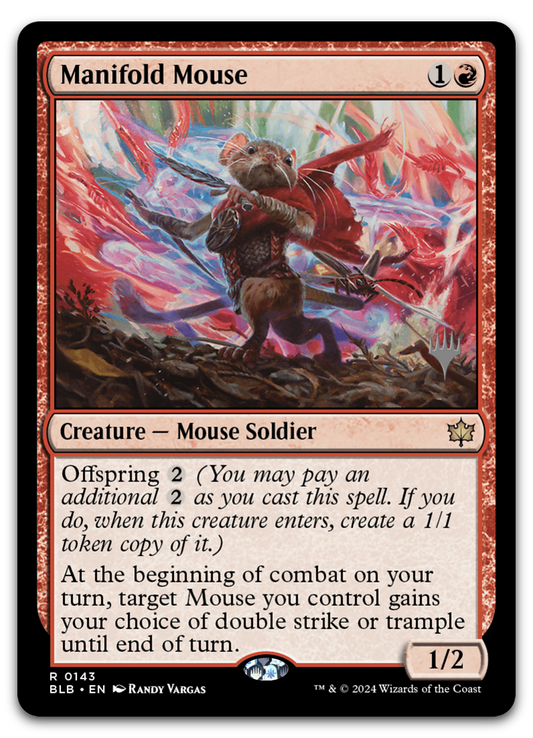Manifold Mouse (Promo Pack: Bloomburrow)