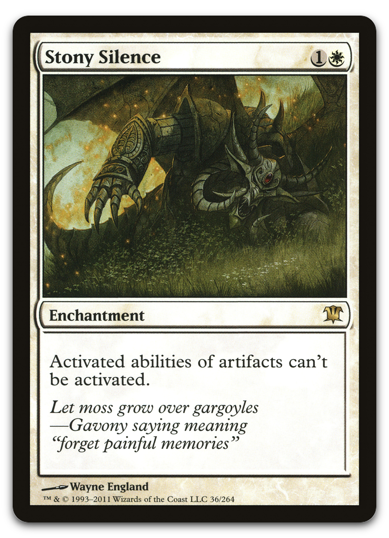 Stony Silence (Innistrad)