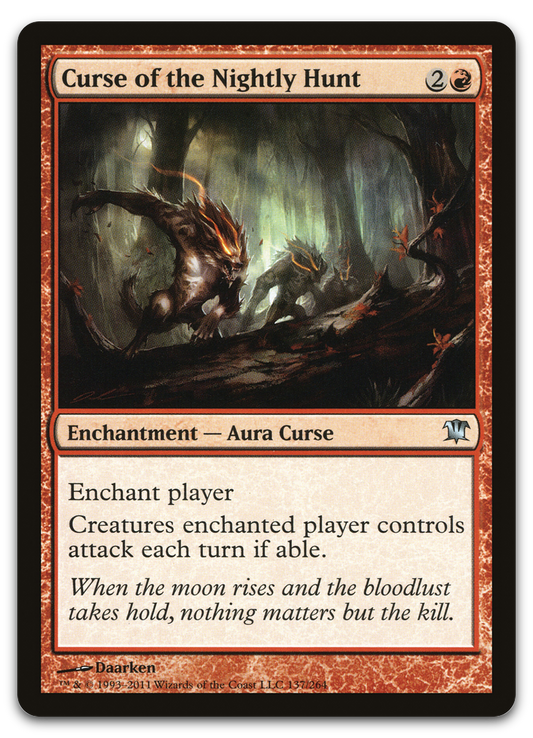 Curse of the Nightly Hunt (Innistrad)