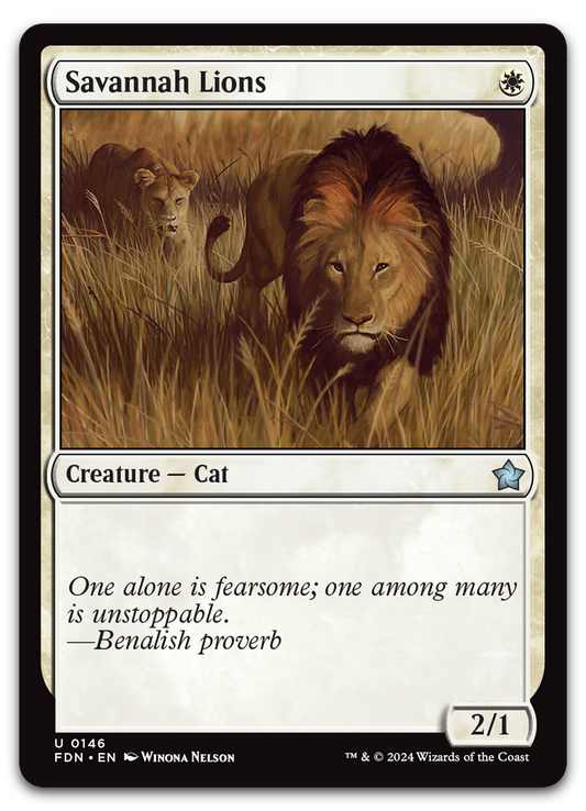 Savannah Lions (Foundations)