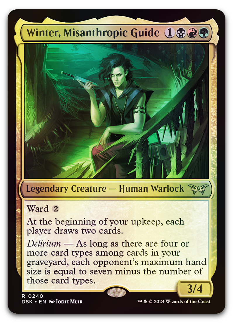 Winter, Misanthropic Guide (Duskmourn: House of Horror)