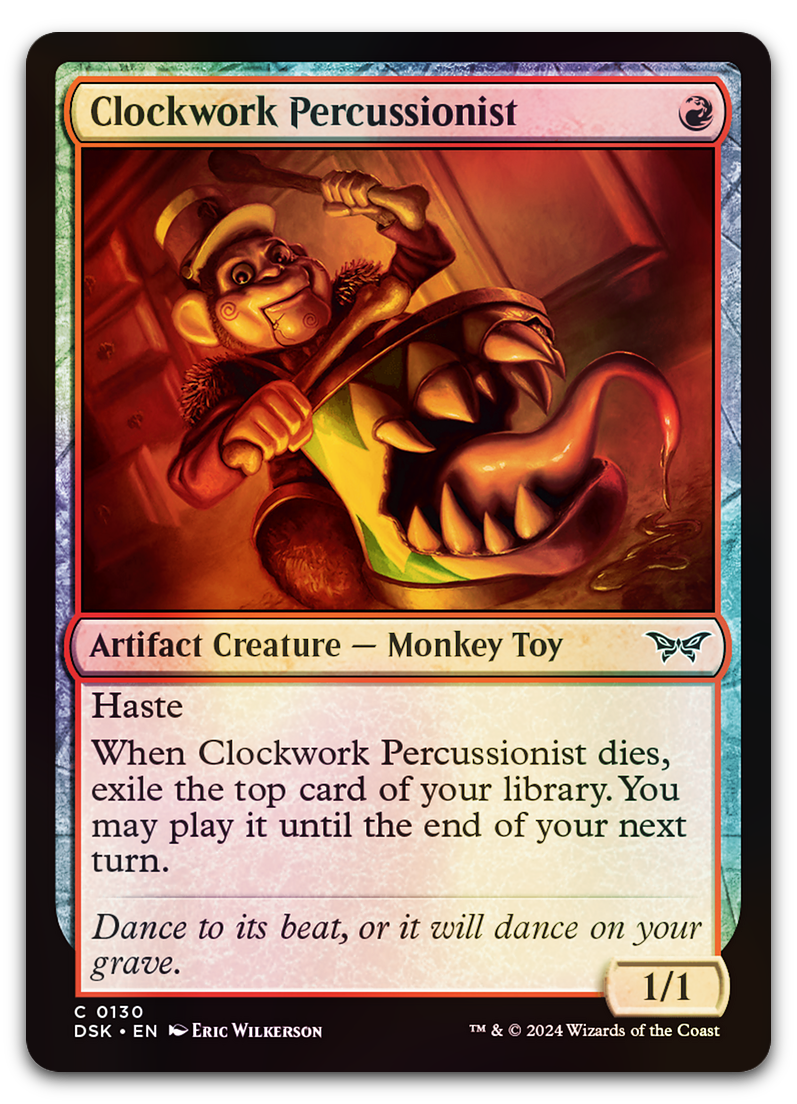 Clockwork Percussionist (0130) (Duskmourn: House of Horror)