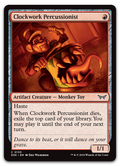 Clockwork Percussionist (0130) (Duskmourn: House of Horror)