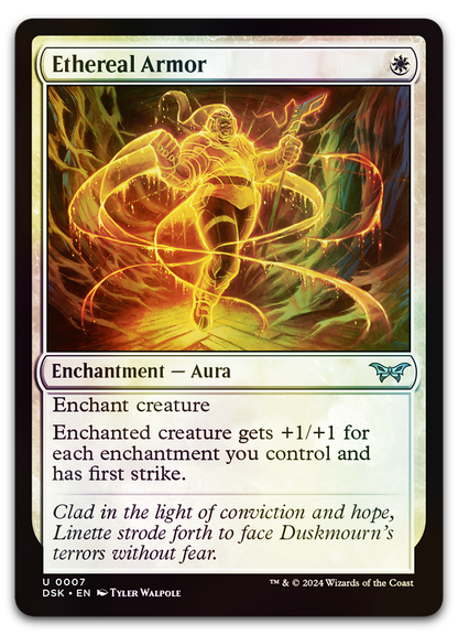 Ethereal Armor (Duskmourn: House of Horror)