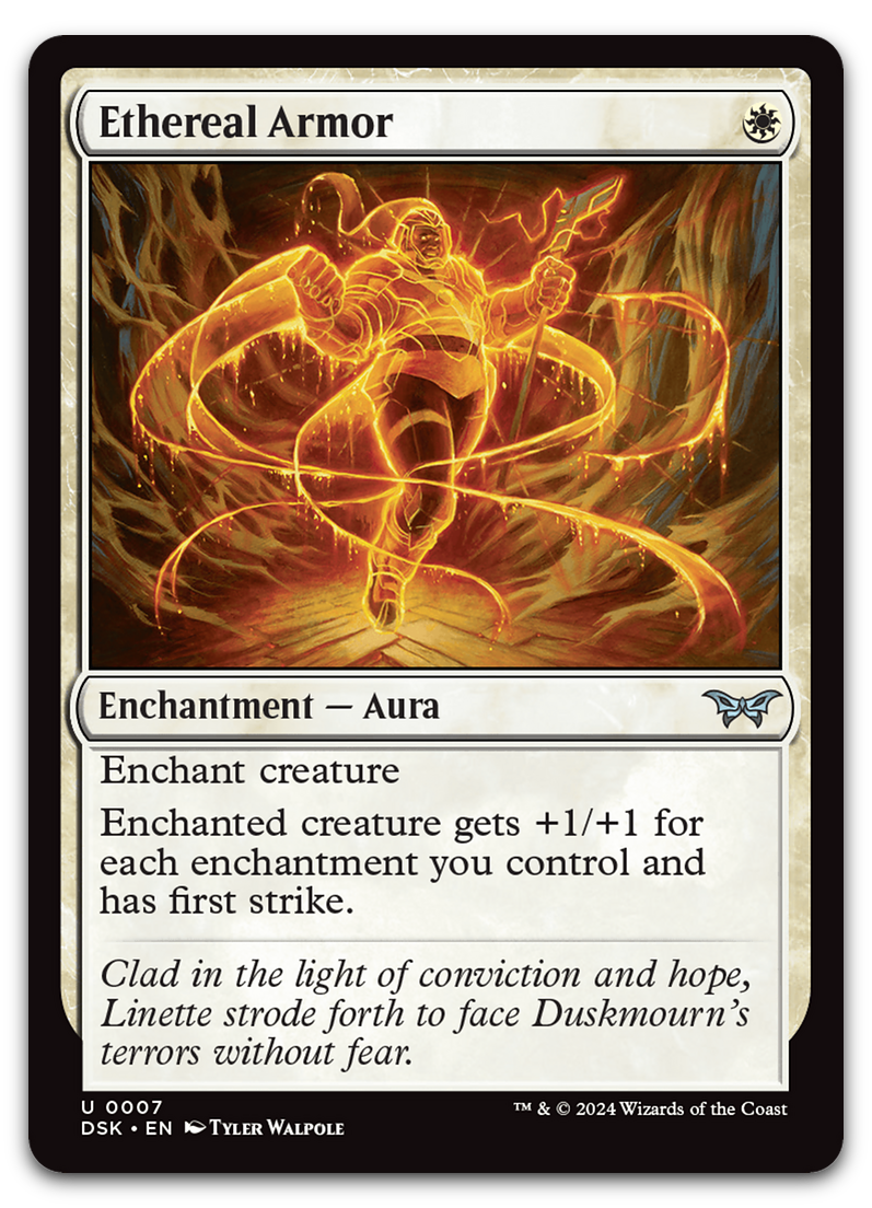 Ethereal Armor (Duskmourn: House of Horror)