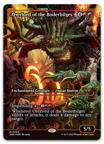Overlord of the Boilerbilges (Showcase) (Duskmourn: House of Horror)