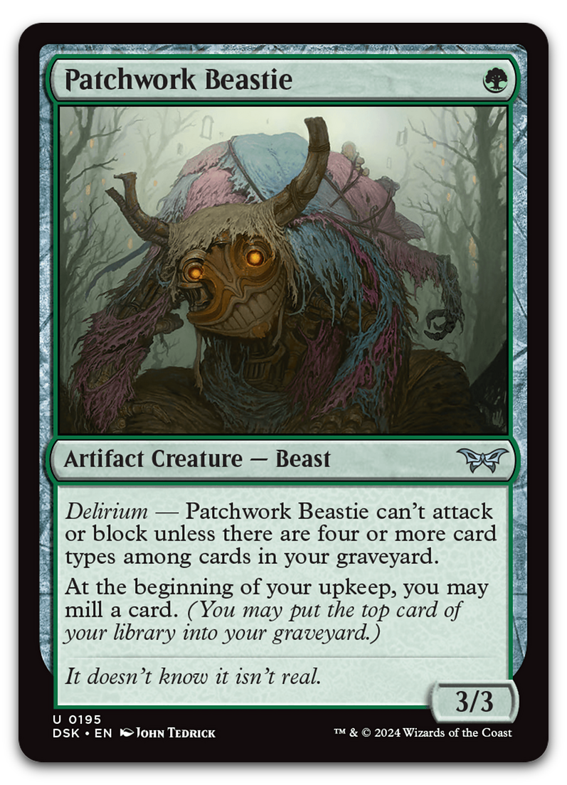 Patchwork Beastie (Duskmourn: House of Horror)