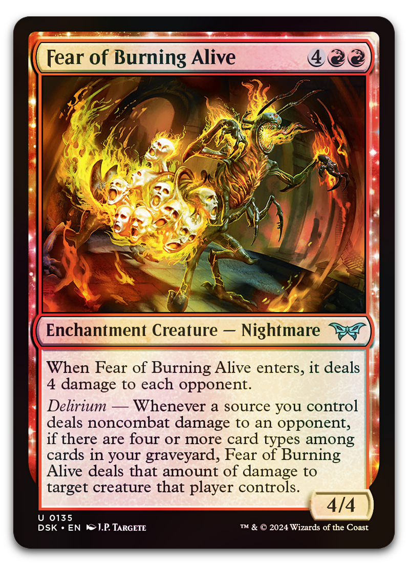 Fear of Burning Alive (Duskmourn: House of Horror)