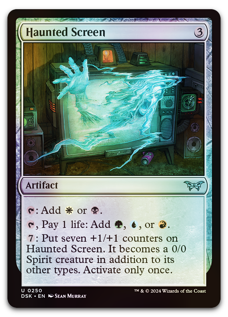 Haunted Screen (Duskmourn: House of Horror)