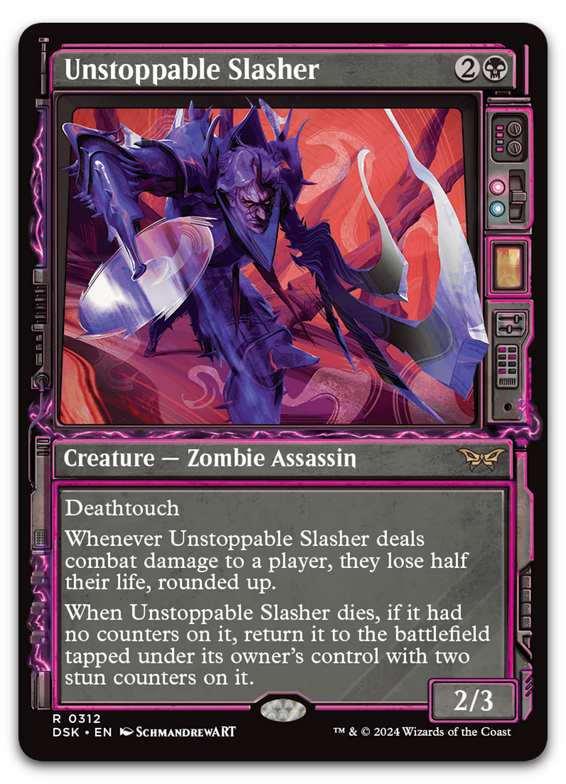 Unstoppable Slasher (Showcase) (Duskmourn: House of Horror)