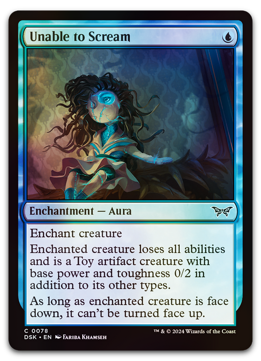 Unable to Scream (Duskmourn: House of Horror)