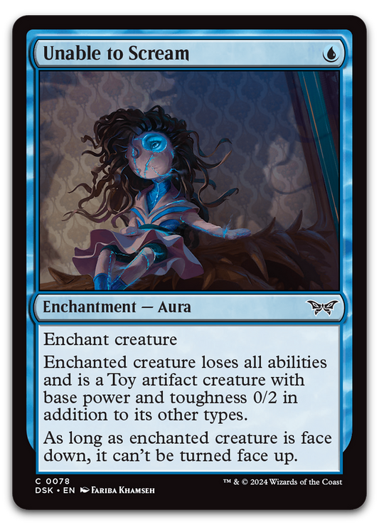 Unable to Scream (Duskmourn: House of Horror)