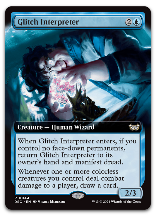Glitch Interpreter (Extended Art) (Commander: Duskmourn: House of Horror)