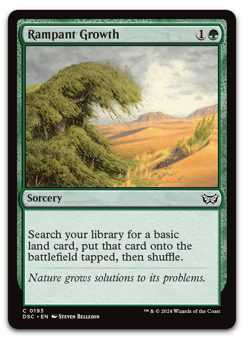 Rampant Growth (Commander: Duskmourn: House of Horror)