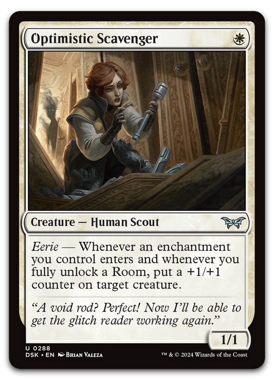 Optimistic Scavenger (0288) (Duskmourn: House of Horror)