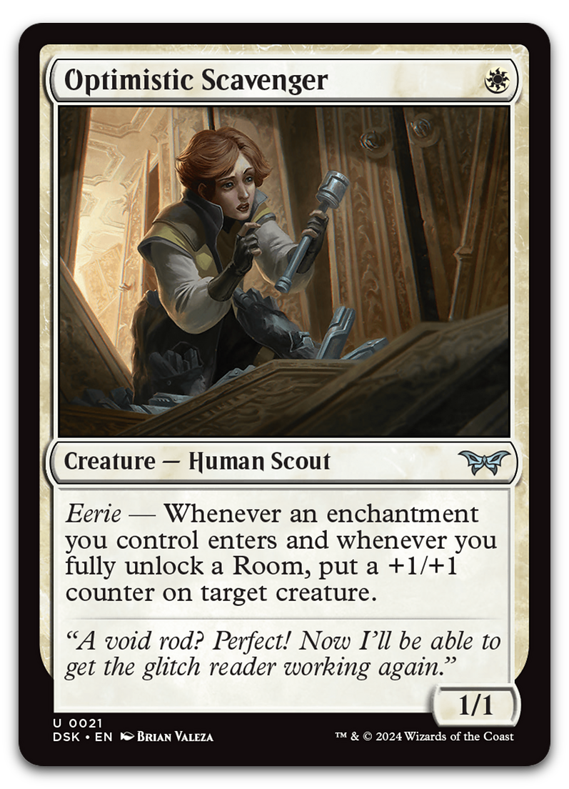 Optimistic Scavenger (0021) (Duskmourn: House of Horror)