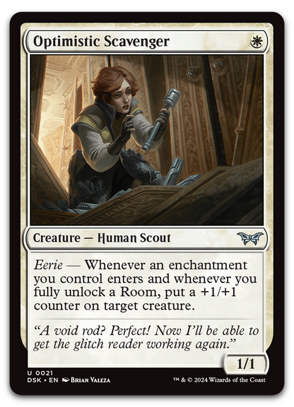 Optimistic Scavenger (0021) (Duskmourn: House of Horror)