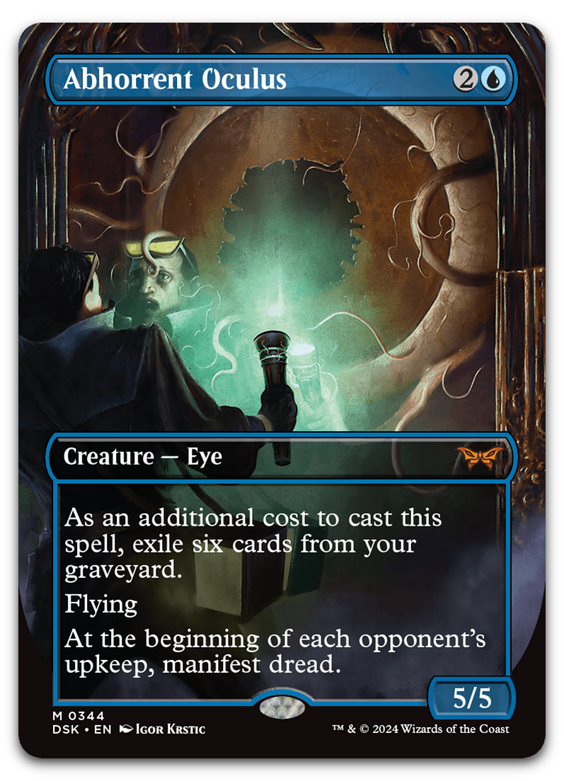 Abhorrent Oculus (Borderless) (Duskmourn: House of Horror)