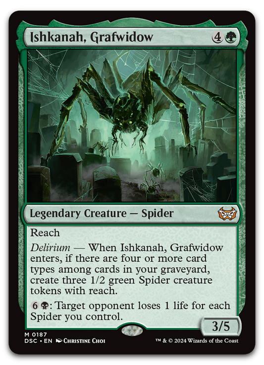 Ishkanah, Grafwidow (Commander: Duskmourn: House of Horror)