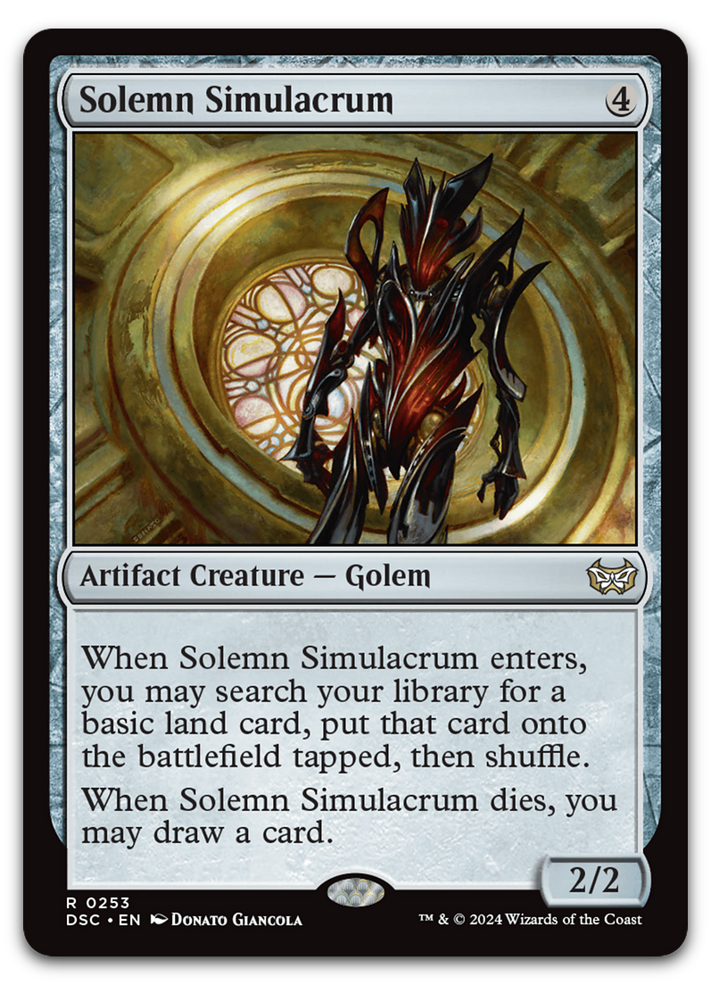 Solemn Simulacrum (Commander: Duskmourn: House of Horror)