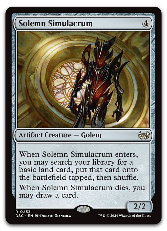 Solemn Simulacrum (Commander: Duskmourn: House of Horror)