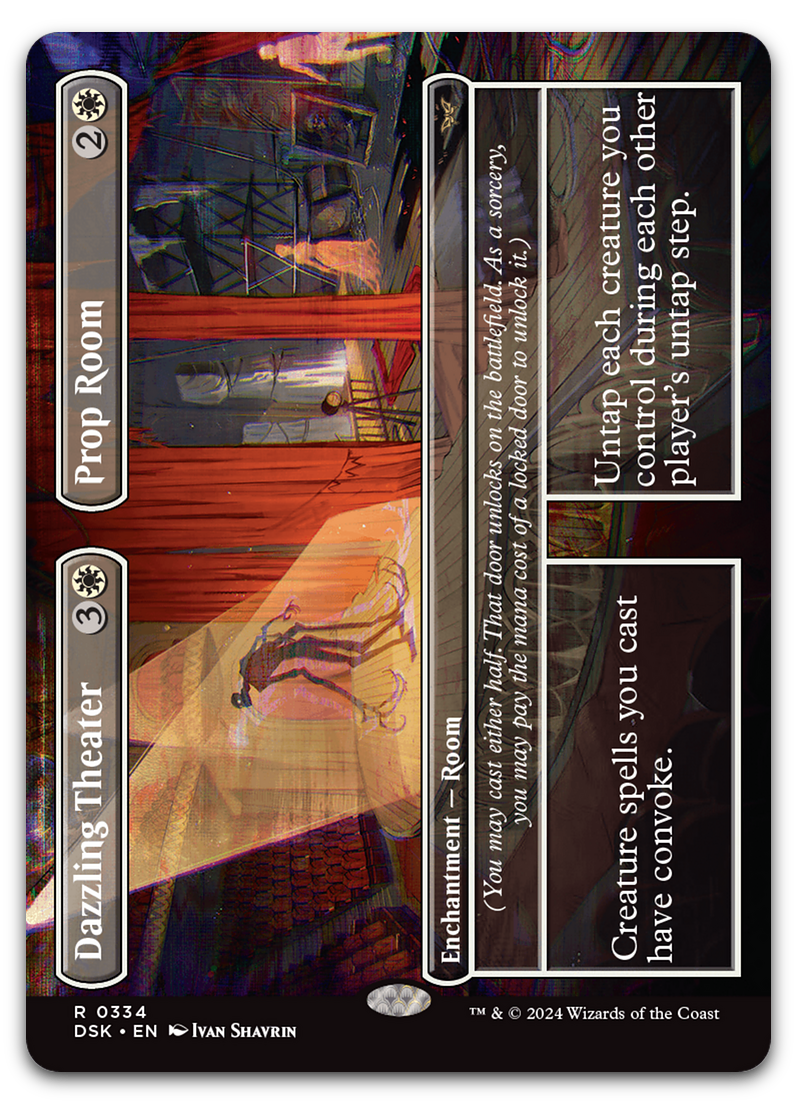 Dazzling Theater // Prop Room (Borderless) (Duskmourn: House of Horror)