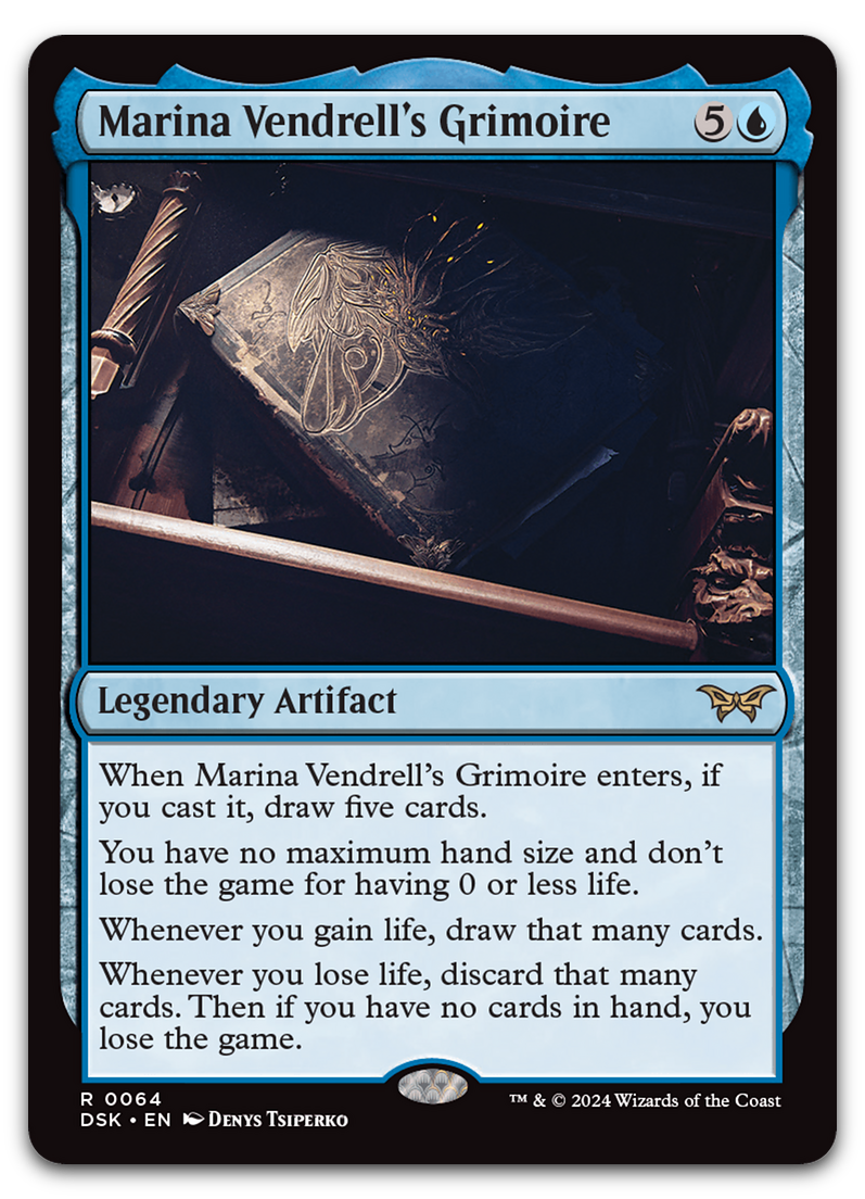 Marina Vendrell's Grimoire (Duskmourn: House of Horror)