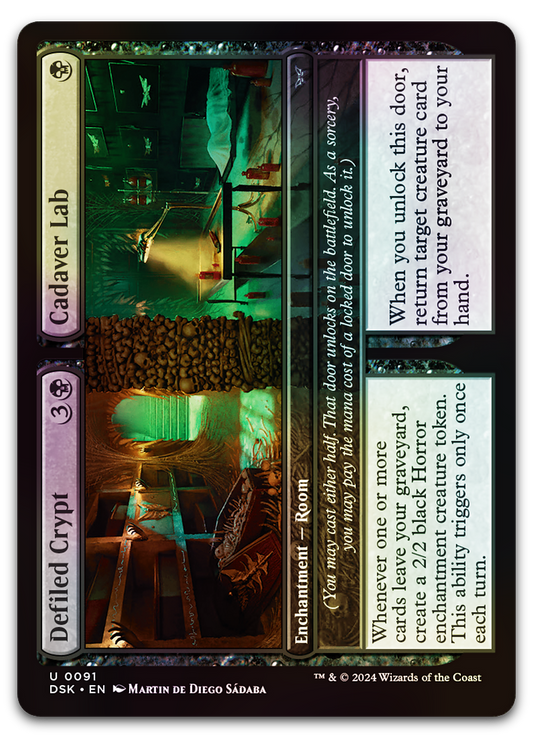 Defiled Crypt // Cadaver Lab (Duskmourn: House of Horror)