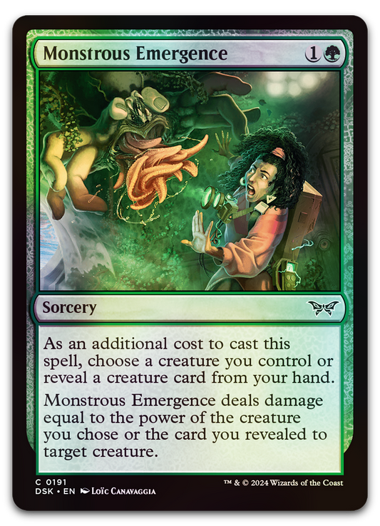 Monstrous Emergence (Duskmourn: House of Horror)