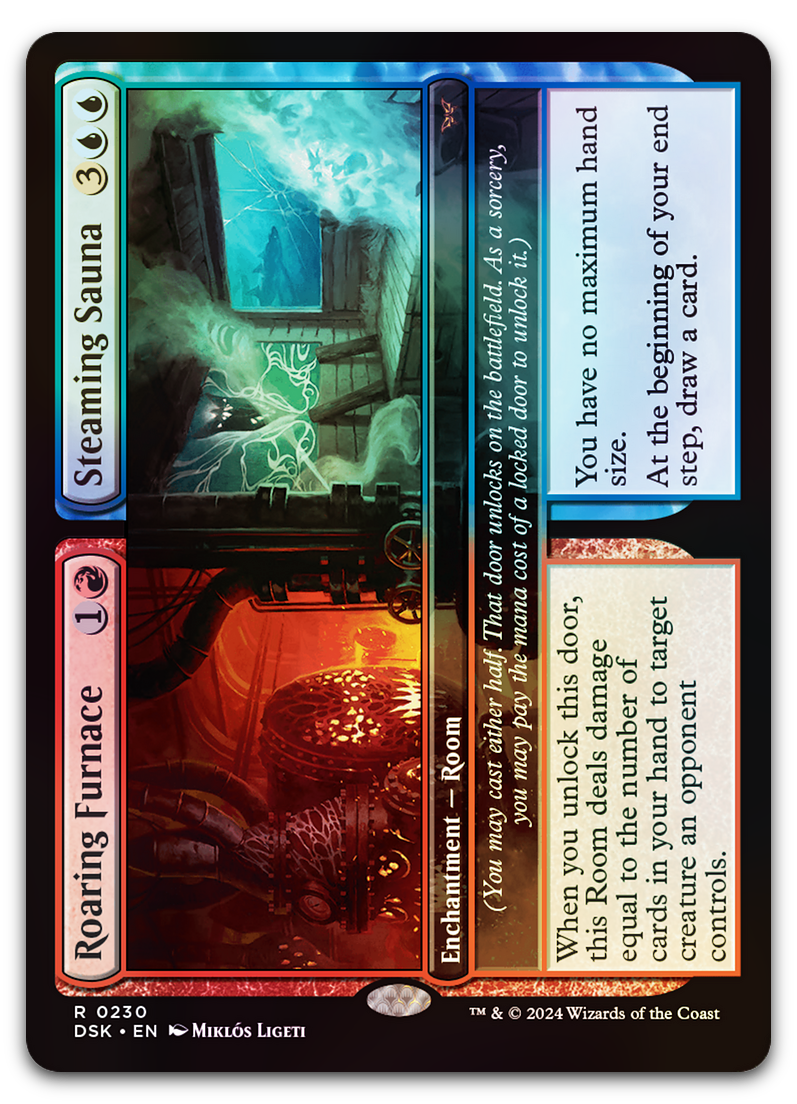 Roaring Furnace // Steaming Sauna (Duskmourn: House of Horror)