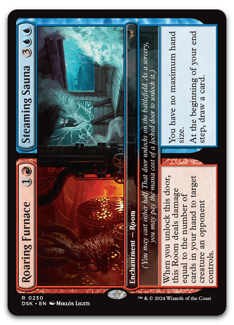 Roaring Furnace // Steaming Sauna (Duskmourn: House of Horror)