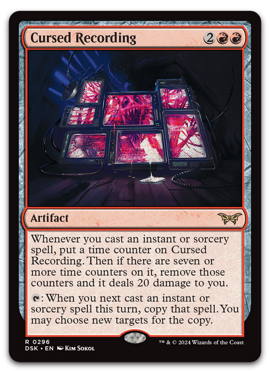 Cursed Recording (0296) (Duskmourn: House of Horror)