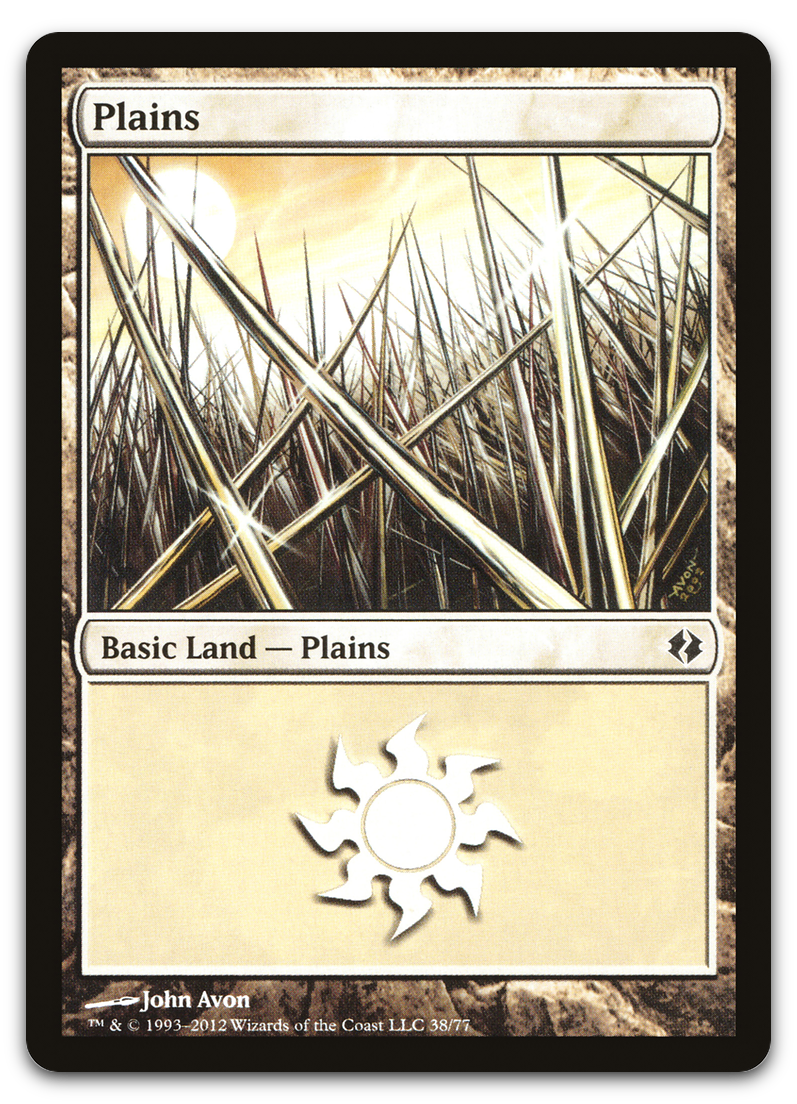 Plains (38) (Duel Decks: Venser vs. Koth)