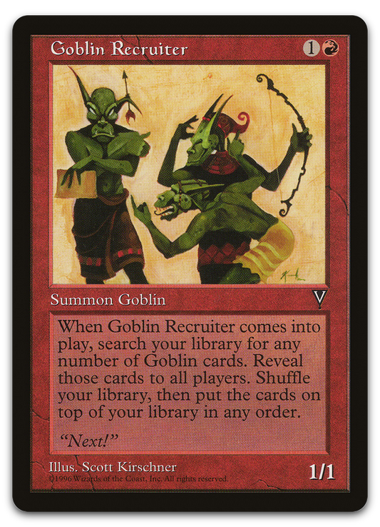 Goblin Recruiter (Visions)