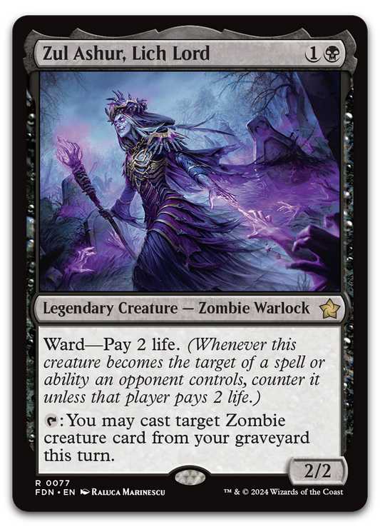 Zul Ashur, Lich Lord (Foundations)