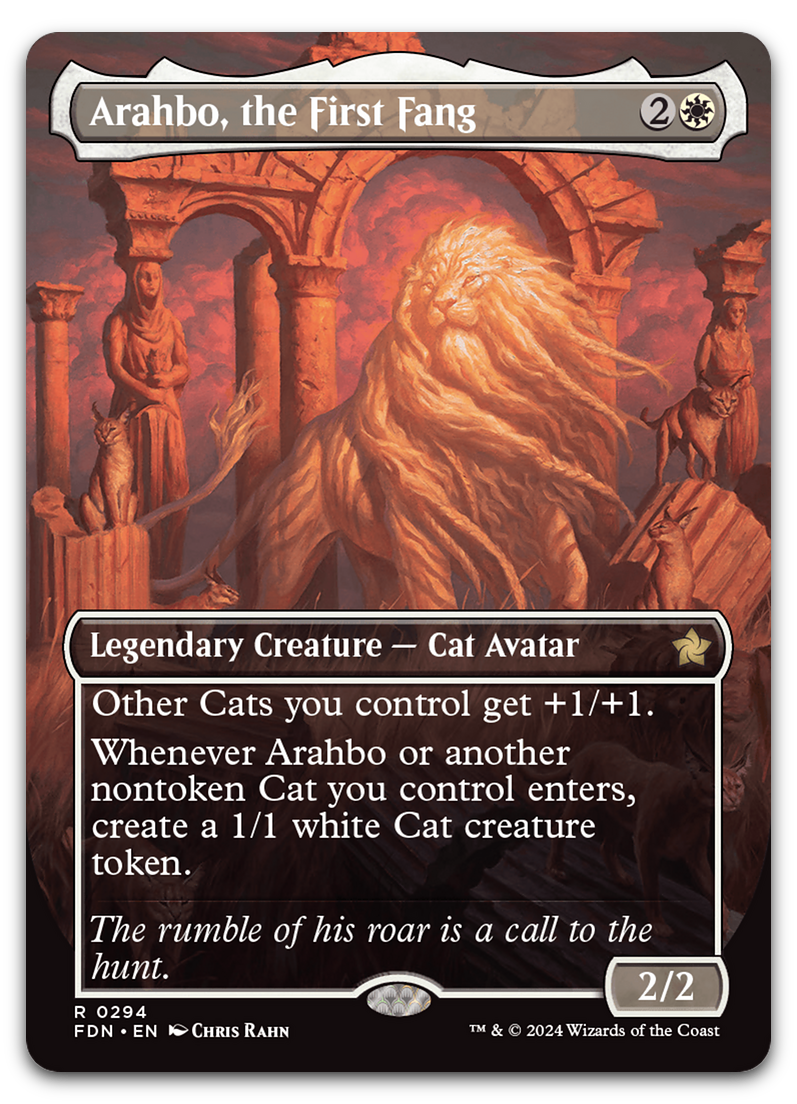 Arahbo, the First Fang (Borderless) (Foundations)