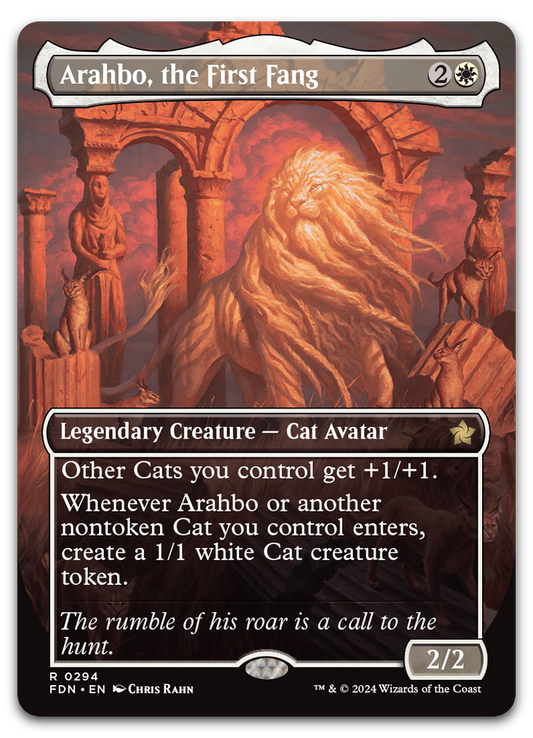 Arahbo, the First Fang (Borderless) (Foundations)