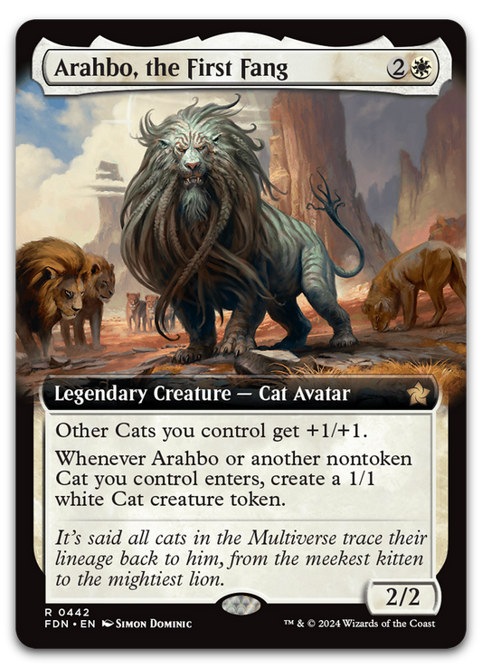 Arahbo, the First Fang (Extended Art) (Foundations)
