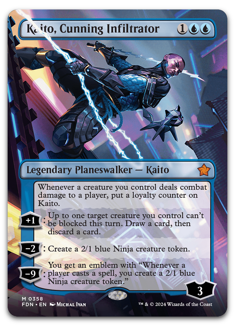 Kaito, Cunning Infiltrator (Borderless) (Foundations)
